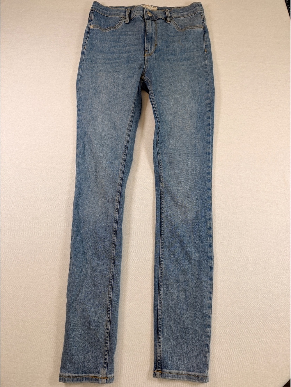 Free People Skinny Stretch Denim Jeans Medium Wash 28R